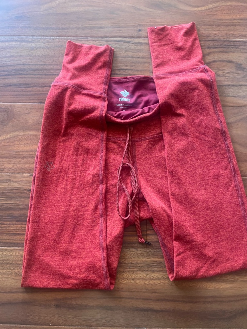 Women’s Rabbit Active Leggings with Drawstring - Picture 2 of 3